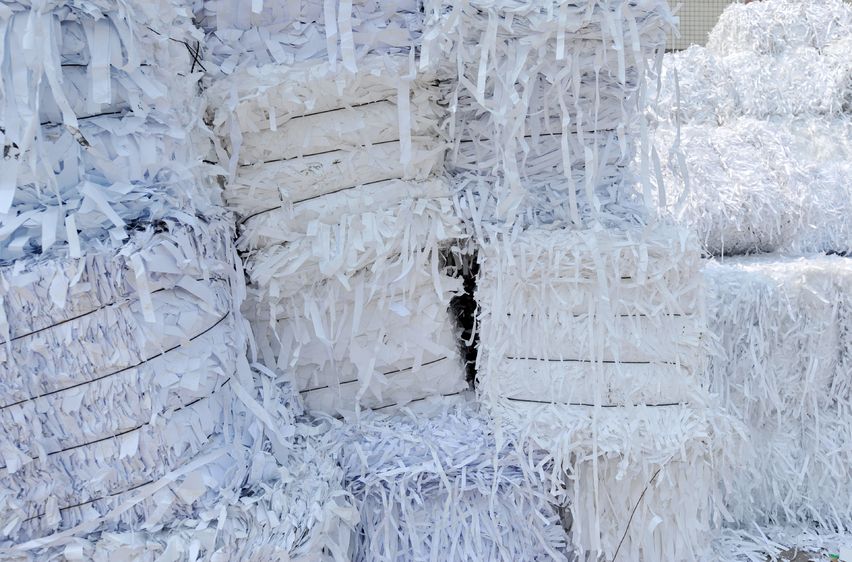 Paper recycling: the recovered fiber is already used